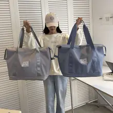 大容量二層式旅行用衣類収納バッグ【防水・学生用・拡張可能】