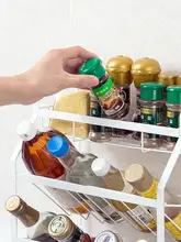 調味料 収納ラック 多機能 材質：プラスチック