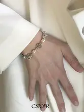 猫目石ブレスレット【白月光元素・ユニセックス・デザイン性の高い】