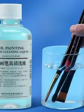 油絵用洗浄液【無色・無味・油絵材料用】