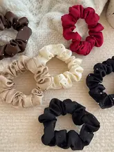 褶皱デザインの高級感あるヘアゴム【春用・パール装飾・まとめ髪に最適】