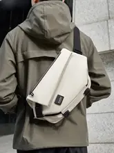 上質な男士用ショルダーバッグ【斜め掛け・機能的デザイン・バイク用・小型】