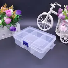 透明プラスチック製 大型仕切り収納ボックス【アクセサリー用・収納ケース】（セットアップ対応）