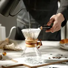 シェアポット オフィス 家庭用 厚口ガラス フィルター カフェドリップ 滴下 コーヒー器具
