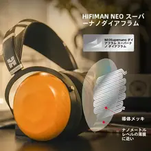 密閉型平面ヘッドホン 音楽リスニング向け 木製