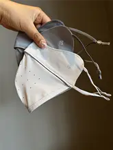 夏用 3D立体デザインの防晒マスク【氷のような涼感・魚骨支え・通気性・眼周り保護】
