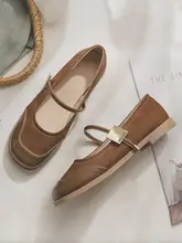 羊皮製 マリージェンシューズ【フラット・浅口・春秋用・柔らかなデザイン】