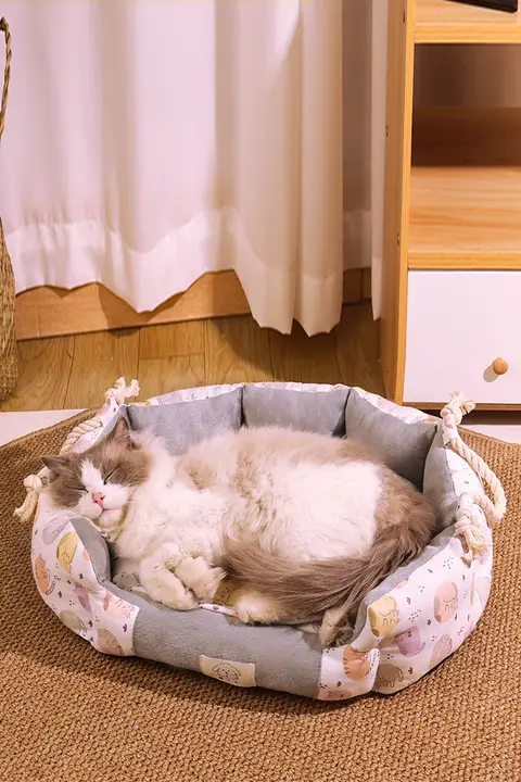 冬用ペットベッド【保温・厚手マット・ソファ直置き可能・オールシーズン対応】