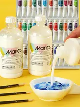 マリ アクリル絵具用調和液 100ml / 500ml【流体画・光沢仕上げ・マットプロテクト・DIYデジタルペインティング用】