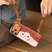 おしゃれでユニークなスマートフォンケース【ストラップ付き・iPhone対応】
