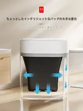 センサー付き電動スマートごみ箱【家庭用・自動吸着・トイレ用】