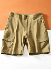 アウトドア用 メンズ速乾ストレッチショートパンツ【大口ポケット・夏用・軽量】