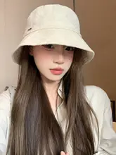 シンプルなデザインの春夏用女性用バケットハット【UVカット・薄手・小顔効果】