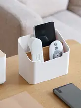 リモコン収納 小物ボックス スマホ入れ 北欧風 シンプル おしゃれ 多機能 リビング テーブル 家庭用