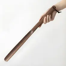 サクラ材製 シューズスロッパー【長柄・家用・膝を曲げずに使える・妊婦や高齢者向け】
