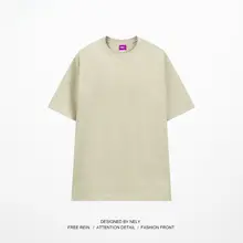 極上の柔らかさの白鹅绒コットンTシャツ【男女兼用・夏用・フィット・半袖】
