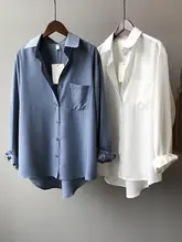 流れるようなサテンシャツジャケット【デザイン性あり・ゆったりしたトップス・春秋用】