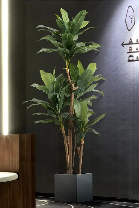 偽物の植物 大型 フロア装飾 リビングルーム用 ベロア