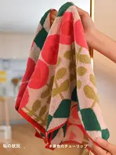 洗顔タオル 女性 レトロ 固綿 吸水 柔らかい