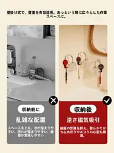 ヴィンテージデザインのマグネット式洗面器スタンド【穴あけ不要・衛生的・水切り機能】