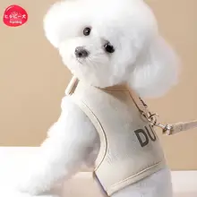犬用ハーネス付きリード【小型犬・テディベア・散歩用・ペット用品】