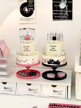 デスク用回転ペン立て収納ボックス【学生・子供用・文房具整理・仕切り付き】