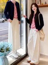 春用 フェイクツーピース ニットカーディガン【大きいサイズ・ゆったりシルエット・長袖】（セットアップ対応）