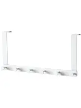 穴あけ不要 5cm厚のドア用ハンガー【衣類収納・背面取り付け・高扉対応】