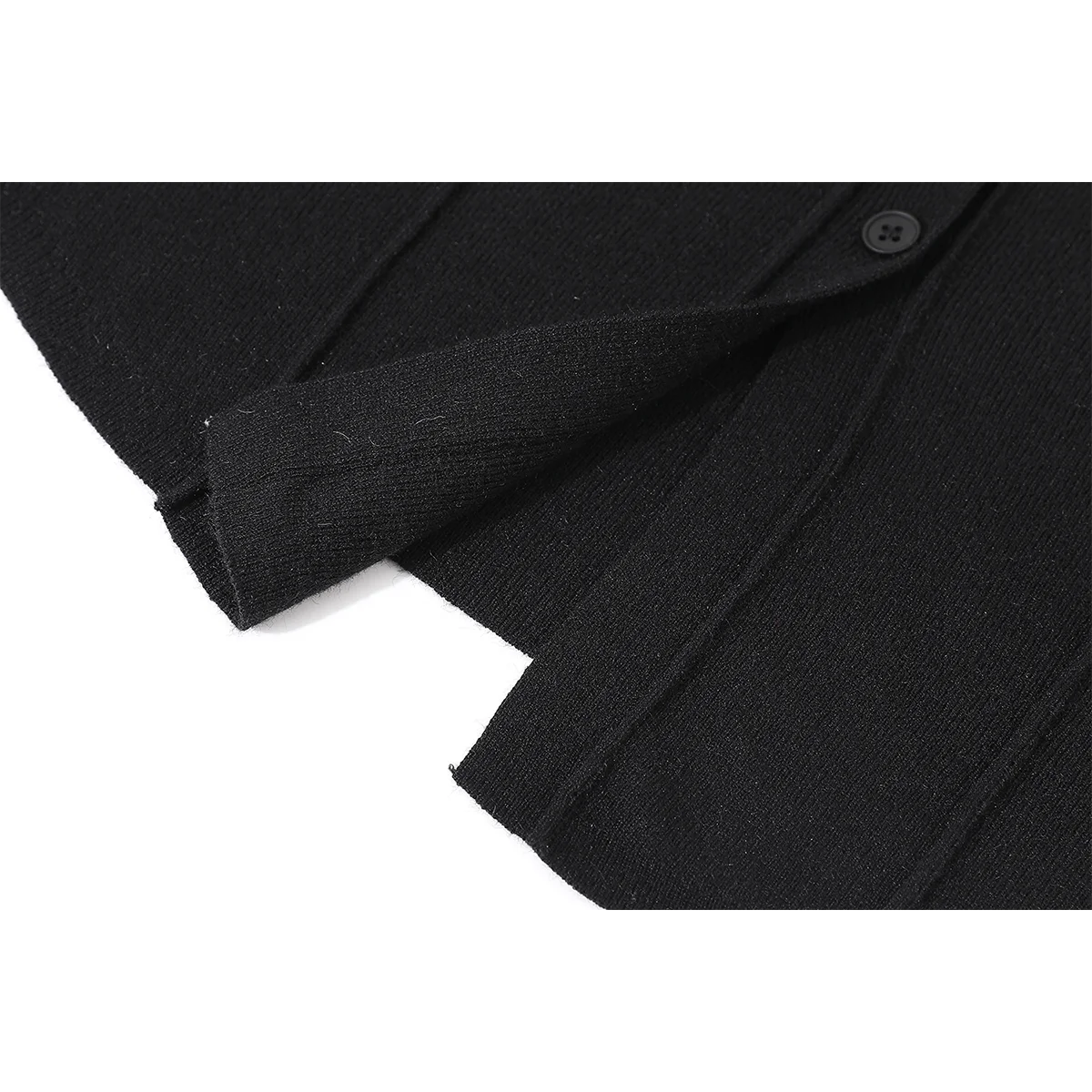 洗練されたデザインのロングカーディガンTシャツ：秋用の通勤風スタイルに最適な修身型アイテム
