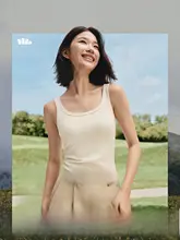 ブラトップ不要！極上の柔らかさ フィットネスインナー【女性用・豊満なバストをカバー・胸パッド付き】（セットアップ対応）