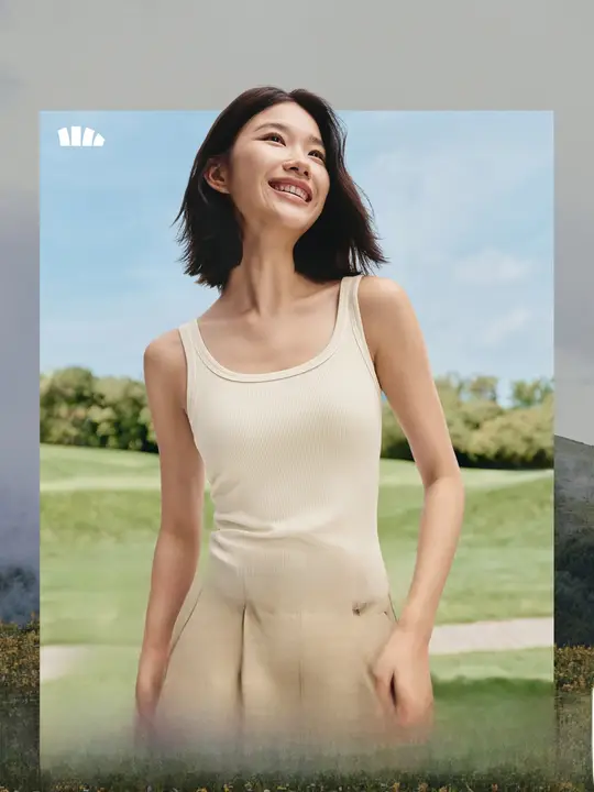 ブラトップ不要！極上の柔らかさ フィットネスインナー【女性用・豊満なバストをカバー・胸パッド付き】（セットアップ対応）