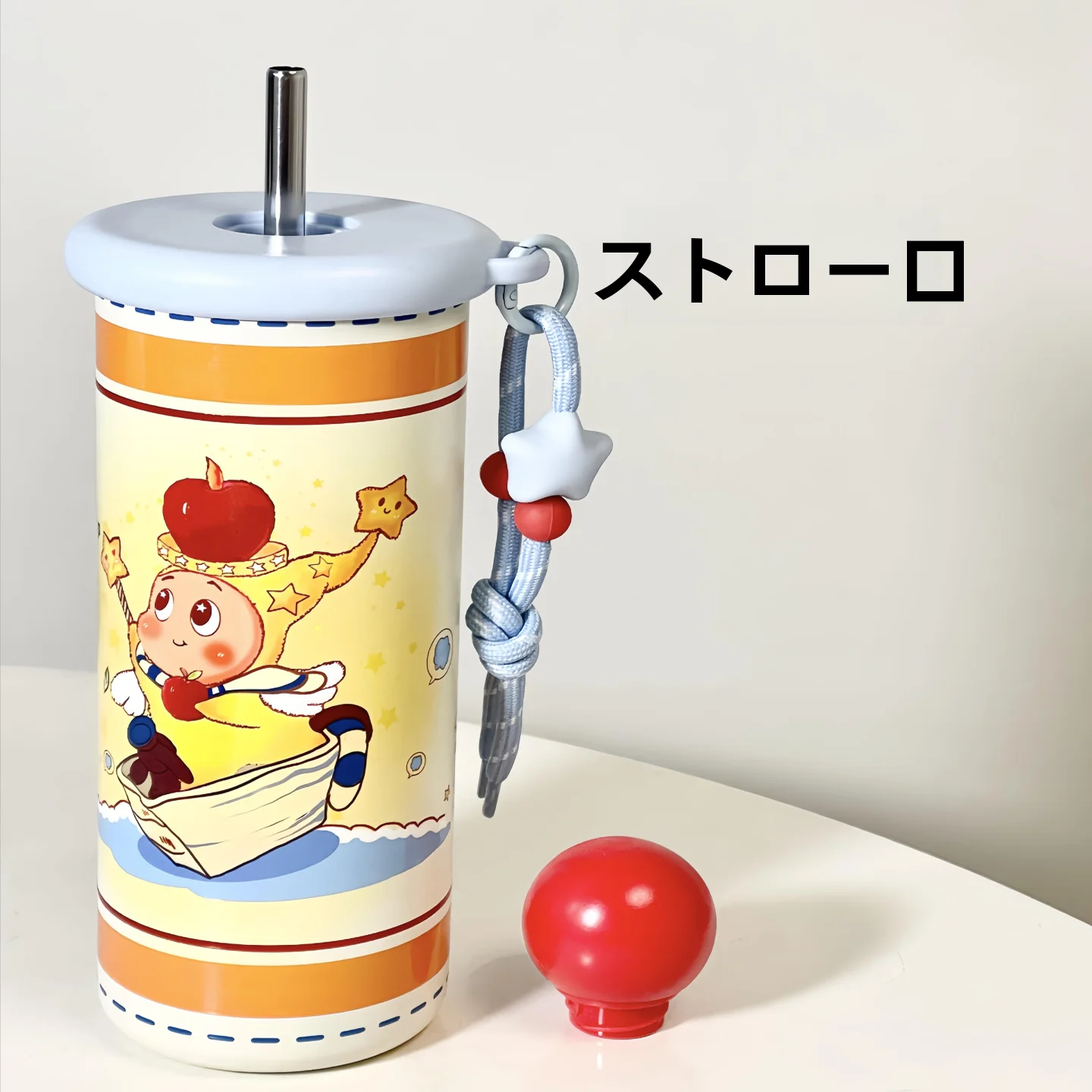 女性中学生通学用保温水筒：幸运星球316不锈钢吸管杯的实用性能解析