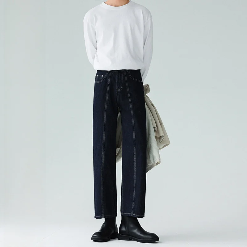 カーゴパンツ メンズ コーデ - ハイウエストデニムパンツのファッション性と実用性