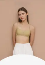 無鋼鉄製のバストアップブラ【背中美人・セクシーデザイン・背心スタイル】（セットアップ対応）