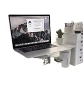 デスクトップ用昇降スタンド収納ボックス【引き出し式・ノートPC・オフィス用・整理用】