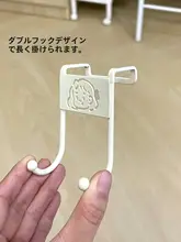 ベッドサイドフック収納ラック【アパート用・衣類・バッグ・帽子対応】