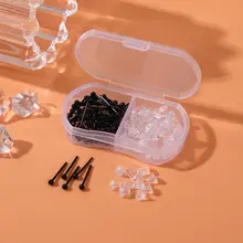 透明プラスチック収納ボックス【小物整理用・持ち運び便利・ミニサイズ】