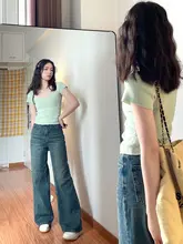 グリーンアイスシルクニットショートスリーブTシャツ【夏用・フィットデザイン・ショート丈】