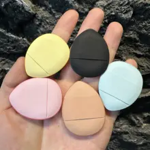 ミニ指用粉パフ【化粧用・湿乾両用・指先用】
