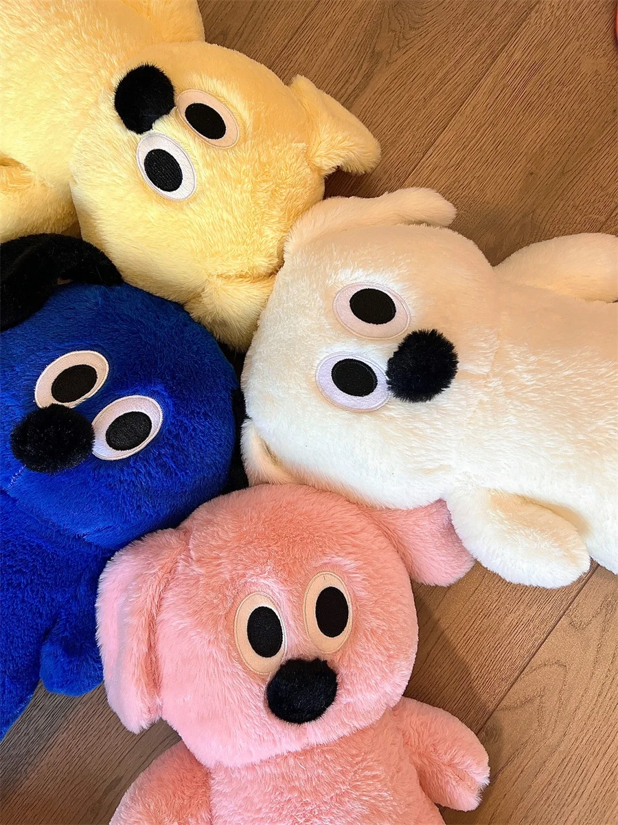 モコモコ 犬のぬいぐるみ：60cmサイズの抱き枕タイプで実用性を追求
