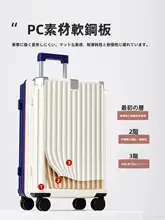 高級感あるキャリーケース【頑丈・大容量・ファスナー式・旅行用】