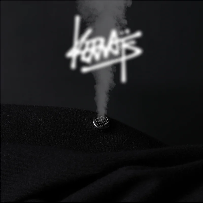 KERWATS メンズビッグサイズ アメリカンレトロ ロゴプリントTシャツ【250g・カジュアル・ドロップショルダー・半袖】