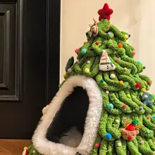 冬用猫用ハウス DIY材料セット【クリスマスツリー型・密閉型・室内用】