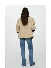 環境に優しいフェイクファーのショートジャケット【リバーシブルデザイン・冬用】