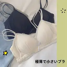 レースブラセット【ノンワイヤー・快適設計・学生向け・薄手】