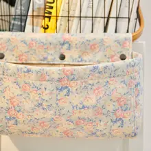 壁掛け収納袋【ファブリック製・ドア背面用・おしゃれなデザイン】