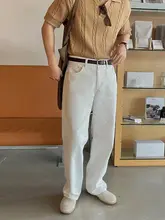 ストレートフィットのデニムパンツ【メンズ・クラシックデザイン・カジュアル】