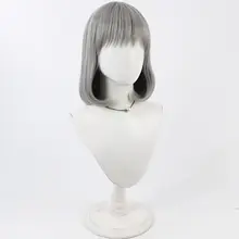 グレーのボブヘアウィッグ【コスプレ・ヴィクトリア女神風】