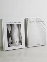 シンプルなブラック・ホワイト・グレーの装飾本【モダンインテリア・軽やかなスタイル・書棚用】