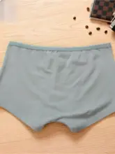 メンズ コットン平脚パンツ【通気性・伸縮性・単層デザイン】（セットアップ対応）